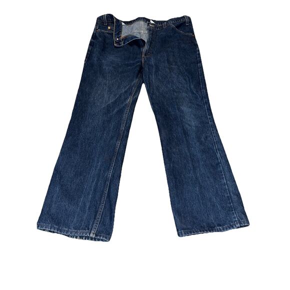 Vintage Levis 517 Jeans Mens 40x28 Blue Denim Orange Tab Made In USA June 1997 - Picture 7 of 7